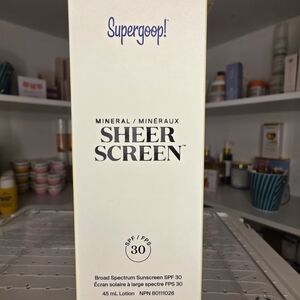 Supergoop! Sheer Screen Mineral Sunscreen SPF 30 - Cream